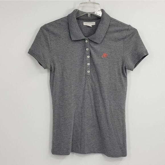 AEROPOSTALE junior women's M gray polo - Picture 1 of 4